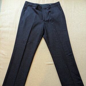 Bonobos Wool Dress Pants Slim Fit Navy Blue Tollegno 1900 Fabric Mens 33 x 29